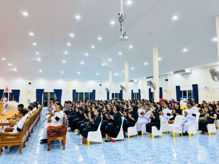 ไฟล์แนบ กปภ.สาขาขนอม เข้าร่วมพิธีบำเพ็ญกุศลสวดพระอภิธรรม อุทิศถวายพระราชกุศลแด่สมเด็จพระนางเจ้าสิริกิติ์พระบรมราชินีนาถ พระบรมราชชนนีพันปีหลวง