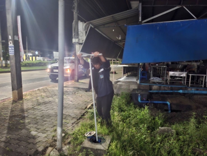 ไฟล์แนบ กปภ.สาขากระบี่ ดำเนินงานตามแผนบริหารจัดการน้ำสูญเสียเชิงรุก เดินหน้าลงพื้นที่ทำ Step Test ท่อส่งน้ำ MM-03-05 สถานีผลิตและจ่ายน้ำตลาดเก่า (ขึ้นถังสูง) ตำบลกระบี่ใหญ่ อำเภอเมืองกระบี่ จังหวัดกระบี่