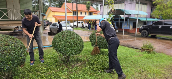 ไฟล์แนบ กปภ.สาขาหลังสวน เข้าร่วมกิจกรรมจิตอาสาบำเพ็ญสาธารณประโยชน์และบำเพ็ญสาธารณกุศล เนื่องในวันปิยมหาราช 23 ตุลาคม 2568