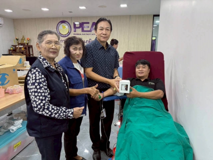 ไฟล์แนบ การประปาส่วนภูมิภาคสาขาประจวบคีรีขันธ์ เข้าพบปะเยี่ยมเยียนผู้จัดการการไฟฟ้าส่วนภูมิภาคจังหวัดประจวบคีรีขันธ์ และร่วมบริจาคโลหิตให้กับสภากาชาดไทย ในโครงการ PEA ใส่ใจทุกชีวิต บริจาคโลหิต 10 ล้านซีซี