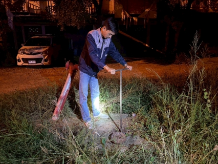 ไฟล์แนบ กปภ.สาขาเพชรบุรี ดำเนินการทำ STEP TEST สำรวจหาท่อแตกรั่วเชิงรุก พื้นที่ที่มีน้ำสูญเสียสูง 