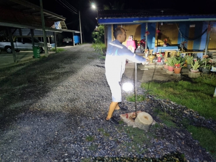 ไฟล์แนบ กปภ.สาขาปากพนัง ลงพื้นที่เดินสำรวจหาท่อแตก/ท่อรั่ว จากการทำ step test  ตามแผนลดน้ำสูญเสีย บริเวณพื้นที่ DMA-03-02-01 บริเวณซอยด่านภาษี ตำบลปากพนั อำเภอปากพนัง จังหวัดนครศรีธรรมราช 