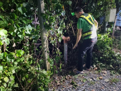 ไฟล์แนบ กปภ.สาขาปากพนัง ลงพื้นที่เดินสำรวจหาท่อแตก/ท่อรั่ว จากการทำ step test  ตามแผนลดน้ำสูญเสีย บริเวณพื้นที่ DMA-03-02-01 บริเวณซอยด่านภาษี ตำบลปากพนั อำเภอปากพนัง จังหวัดนครศรีธรรมราช 