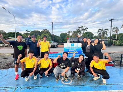 ไฟล์แนบ การประปาส่วนภูมิภาคสาขาตราด สนับสนุนน้ำดื่มตราสัญลักษณ์ กปภ.ในกิจกรรมออกกำลังกายภายใต้ โครงการแสงนำใจไทยทั้งชาติ เดิน วิ่ง ปั่น ป้องกันอัมพาต ครั้งที่ 11 เฉลิมพระเกียรติ จังหวัดตราด 