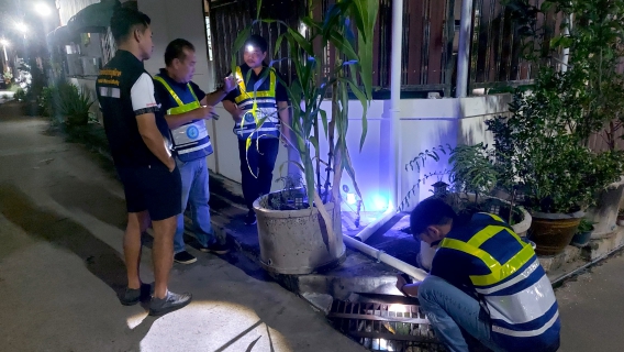 ไฟล์แนบ การประปาส่วนภูมิภาคสาขามหาสารคาม ทำการออกสำรวจหาท่อแตก-รั่ว โดยวิธีการ Passive Control 