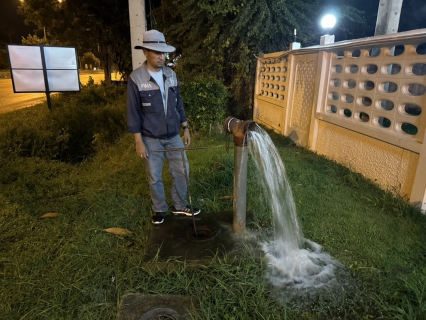 ไฟล์แนบ กปภ.สาขาเพชรบุรี ดำเนินการทำ STEP TEST สำรวจหาท่อแตกรั่วเชิงรุก พื้นที่ที่มีน้ำสูญเสียสูง 