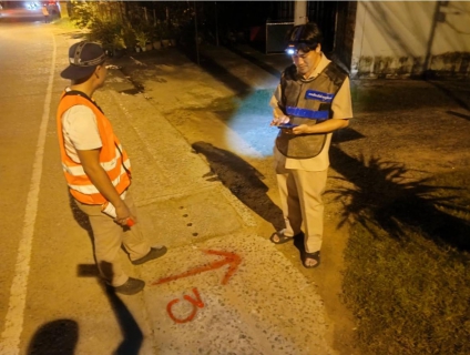 ไฟล์แนบ การประปาส่วนภูมิภาคสาขาบ้านไผ่ ทำการออกสำรวจหาท่อแตก - รั่ว โดยวิธีการ Passive Control