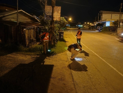 ไฟล์แนบ การประปาส่วนภูมิภาคสาขาบ้านไผ่ ทำการออกสำรวจหาท่อแตก - รั่ว โดยวิธีการ Passive Control