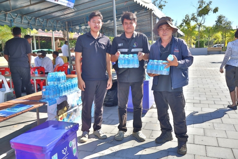 ไฟล์แนบ การประปาส่วนภูมิภาคสาขาปากน้ำประแสร์ ร่วมงานสืบสานประเพณีทอดผ้าป่ากลางน้ำ 