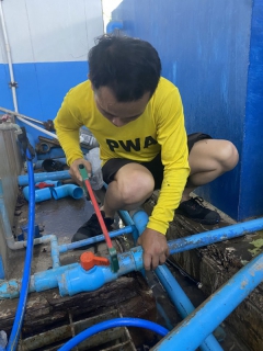 ไฟล์แนบ กปภ.สาขากาญจนบุรี ทำกิจกรรมบำรุงรักษาระบบจ่ายสารเคมี สำหรับควบคุมคุณภาพน้ำให้ได้มาตรฐานคุณภาพน้ำ กปภ. เพื่อเตรียมการรับสถานการณ์น้ำขุ่น เนื่องจากน้ำท่วมฉับพลัน น้ำป่าไหลหลาก 