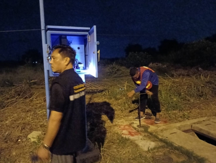 ไฟล์แนบ กปภ.สาขาท่ามะกาลงพื้นที่ ทำ Step Test ค้นหาท่อแตกรั่ว