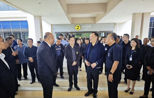 ไฟล์แนบ วันอาทิตย์ที่ 2 พฤศจิกายน 2568 การประปาส่วนภูมิภาค สาขาตรัง นำโดยนายกิตติ โบว์พัฒนากุล และพนักงานในสังกัด ให้การต้อนรับ นายอนุทิน ชาญวีรกูล นายกรัฐมนตรี และรัฐมนตรีว่าการกระทรวงมหาดไทย นายพิพัฒน์ รัชกิจประการ รองนายกรัฐมนตรี และรัฐมนตรีว่าการกระทรวงคมนาคม และคณะ ในโอกาสมาปฏิบัติภารกิจในพื้นที่จังหวัดตรัง