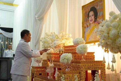 ไฟล์แนบ กปภ.สาขารังสิต(พ) ร่วมพิธีบำเพ็ญกุศลทักษิณานุประทาน ปัณรสมวาร (15 วัน) อุทิศถวายพระราชกุศลแด่ สมเด็จพระนางเจ้าสิริกิติ์ พระบรมราชินีนาถ พระบรมราชชนนีพันปีหลวง