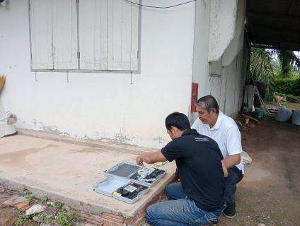 ไฟล์แนบ การประปาส่วนภูมิภาคสาขาอ่าวลึก ลงพื้นที่ตรวจสอบคุณภาพน้ำประปา ตรวจวัดค่าคลอรีน ค่าความขุ่นในน้ำประปา