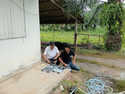 ไฟล์แนบ การประปาส่วนภูมิภาคสาขาอ่าวลึก ลงพื้นที่ตรวจสอบคุณภาพน้ำประปา ตรวจวัดค่าคลอรีน ค่าความขุ่นในน้ำประปา