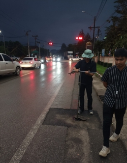 ไฟล์แนบ การประปาส่วนภูมิภาคสาขาอ่าวลึก ลงพื้นที่ออกสำรวจค้นหาท่อแตก  รั่ว ในพื้นที่ อ.อ่าวลึก จ.กระบี่