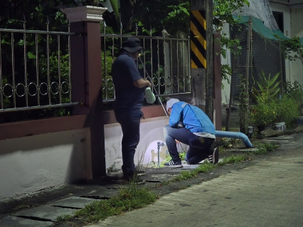 ไฟล์แนบ กปภ.สาขาขนอม ลงพื้นที่ปฏิบัติงานลดน้ำสูญเสีย โดยวิธี Step Test บริเวณสถานีจ่ายน้ำท้องเนียน   ต.ท้องเนียน อ.ขนอม จ.นครศรีธรรมราช ตามแผนปฏิบัติการลดน้ำสูญเสีย