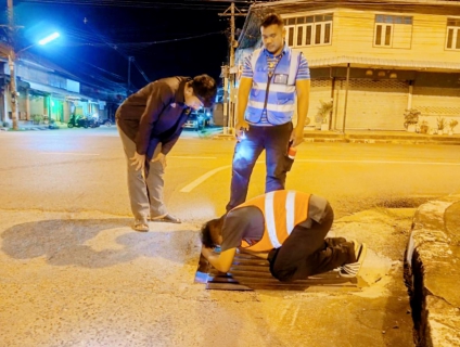 ไฟล์แนบ การประปาส่วนภูมิภาคสาขาบ้านไผ่ ทำการออกสำรวจหาท่อแตก - รั่ว โดยวิธีการ Passive Control 