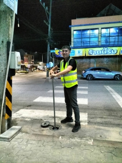 ไฟล์แนบ กปภ.สาขากาญจนดิษฐ์ ลงพื้นที่สำรวจเพื่อค้นหาท่อแตก-รั่ว โดยวิธี Step test ในพื้นที่ DMA-09-02 บริเวณซอยตาทวน ม.5,7 และ 9 ต.ดอนสัก อ.ดอนสัก จ.สุราษฎร์ธานี