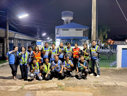 ไฟล์แนบ กปภ.สาขาท่าตะโก ดำเนินกิจกรรมสำรวจหาน้ำสูญเสียเชิงรุกสำรวจหาท่อแตก - รั่ว