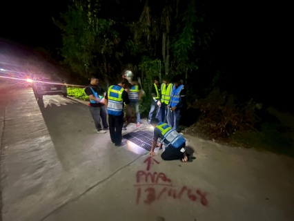 ไฟล์แนบ กปภ.สาขาท่าตะโก ดำเนินกิจกรรมสำรวจหาน้ำสูญเสียเชิงรุกสำรวจหาท่อแตก - รั่ว