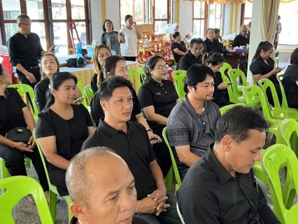 ไฟล์แนบ การประปาส่วนภูมิภาคสาขาบางสะพาน เข้าร่วมพิธีบำเพ็ญกุศลสวดอภิธรรม อุทิศถวายเป็นพระราชกุศลแด่สมเด็จพระนางเจ้าสิริกิติ์ พระบรมราชินีนาถ พระบรมราชชนนีพันปีหลวง