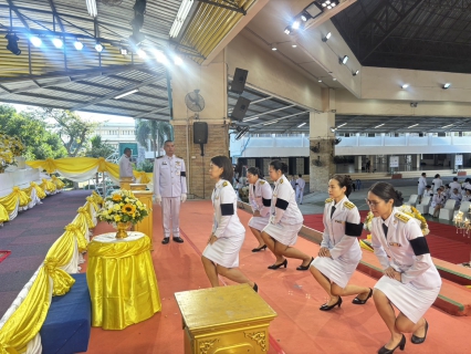 ไฟล์แนบ กปภ.เขต 1 เข้าร่วมพิธีวางพานพุ่มดอกไม้สดถวายราชสักการะ เนื่องในวันพระบิดาแห่งฝนหลวง ประจำปี 2568