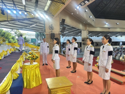 ไฟล์แนบ กปภ.เขต 1 เข้าร่วมพิธีวางพานพุ่มดอกไม้สดถวายราชสักการะ เนื่องในวันพระบิดาแห่งฝนหลวง ประจำปี 2568