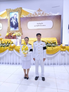 ไฟล์แนบ การประปาส่วนภูมิภาคสาขาภูเก็ต เข้าร่วมพิธีวางพานพุ่มดอกไม้สด เนื่องในวันพระบิดาแห่งฝนหลวง