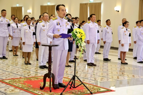 ไฟล์แนบ การประปาส่วนภูมิภาคสาขาภูเก็ต เข้าร่วมพิธีวางพานพุ่มดอกไม้สด เนื่องในวันพระบิดาแห่งฝนหลวง