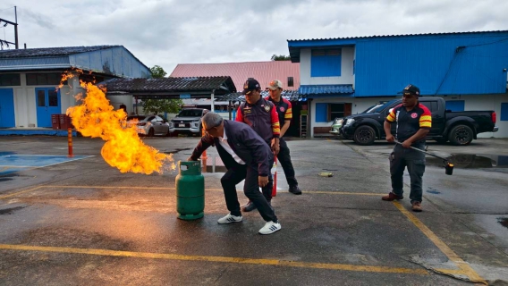 ไฟล์แนบ กปภ.สาขาระนอง จัดอบรม หลักสูตร ฝึกซ้อมดับเพลิงและฝึกซ้อมอพยพหนีไฟ เตรียมความพร้อมรับมือหากเกิดเหตุ         