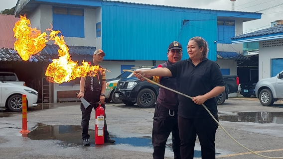 ไฟล์แนบ กปภ.สาขาระนอง จัดอบรม หลักสูตร ฝึกซ้อมดับเพลิงและฝึกซ้อมอพยพหนีไฟ เตรียมความพร้อมรับมือหากเกิดเหตุ         