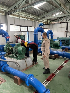 ไฟล์แนบ กปภ.สาขากาญจนบุรี ทำกิจกรรมบำรุงรักษา, ตรวจสอบเครื่องจักรและอุปกรณ์ทั้งระบบผลิต เพื่อเตรียมความพร้อมใช้งานตลอดเวลา