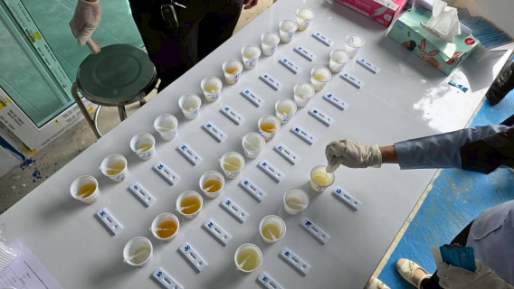 ไฟล์แนบ การประปาส่วนภูมิภาคสาขาสุไหงโก-ลก ผ่านการตรวจสารเสพติด 100% ขับเคลื่อนนโยบาย ผอ.รมน.ภาค 4 "ภาครัฐจริงใจ ข้าราชการไร้ยาเสพติด