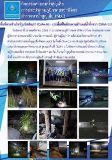 ไฟล์แนบ การประปาส่วนภูมิภาคสาขาพิจิตร ดำเนินกิจกรรมสำรวจหาน้ำสูญเสียเชิงรุก (ALC) ในพื้นที่ ตรงข้ามโชว์รูมนิสสันเก่า (DMA-03) และพื้นที่ใกล้สะพานข้ามแม่น้ำฝั่งขวา (DMA-11)