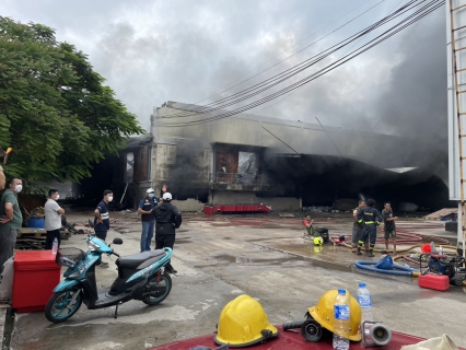 ไฟล์แนบ กปภ.สาขาสมุทรสาคร (พ) สนับสนุนการระงับเหตุเพลิงไหม้โกดังเก็บสินค้า บริษัท ยูเมย์ โลจิสติกส์ จำกัด