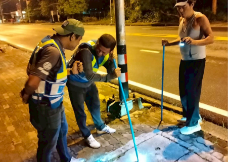 ไฟล์แนบ กปภ.สาขาเวียงสระ ลงพื้นที่หาท่อรั่ว DMA MM-05-05 (7-11) อ.บ้านนาสาร จ.สุราษฎร์ธานี 