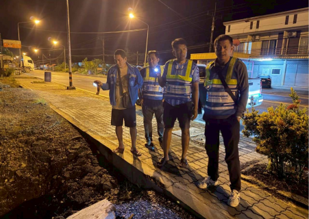 ไฟล์แนบ กปภ.สาขาเวียงสระ ลงพื้นที่หาท่อรั่ว DMA MM-05-05 (7-11) อ.บ้านนาสาร จ.สุราษฎร์ธานี 