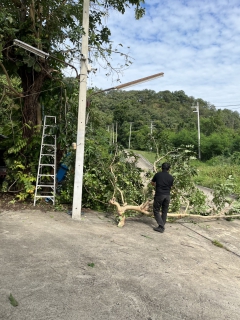 ไฟล์แนบ กปภ.สาขากาญจนบุรี ทำกิจกรรมบำรุงรักษาระบบไฟฟ้าแสงสว่างบริเวณของสถานีจ่ายน้ำเขาหัวล้านและบ้านพักพนักงาน