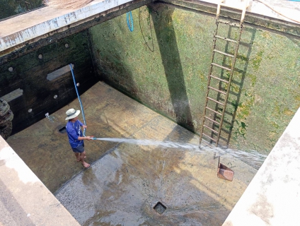 ไฟล์แนบ กปภ.สาขากาญจนบุรี ทำกิจกรรมล้างถังตกตะกอน โรงกรองน้ำขนาด 160 ลบ.ม./ชม. สถานีผลิตน้ำแม่ข่ายกาญจนบุรี