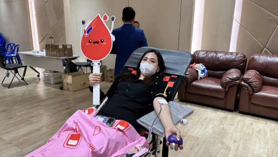 ไฟล์แนบ กปภ.สาขาสมุทรสาคร (พ) ได้เข้าร่วมกิจกรรมบริจาคโลหิต ประจำปี 2568 เพื่อช่วยเหลือผู้ป่วยที่ต้องการโลหิต