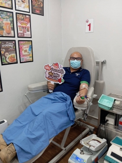 ไฟล์แนบ กปภ.สาขากาญจนบุรี ร่วมกิจกรรมบริจาคโลหิต ณ โรงพยาบาลพหลพลพยุหเสนา ในสถานการณ์ปริมาณเลือดในคลังทุกหมู่ ขาดขั้นวิกฤต