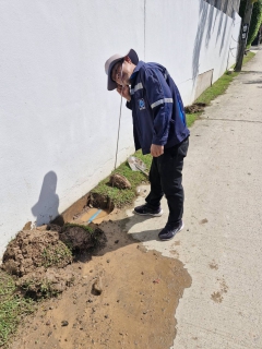 ไฟล์แนบ การประปาส่วนภูมิภาคสาขาภูเก็ต ลงพื้นที่สำรวจหาท่อแตกท่อรั่วเชิงรุก (ALC) บริเวณซอยนายะ 1 ต.ราไวย์ อ.เมือง  จ.ภูเก็ต 