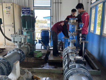 ไฟล์แนบ กปภ.สาขากาญจนบุรี ทำกิจกรรมบำรุงรักษา, ตรวจสอบเครื่องจักรและอุปกรณ์ทั้งระบบผลิต เพื่อเตรียมความพร้อมใช้งานตลอดเวลา