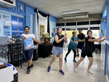 ไฟล์แนบ กปภ.สาขานครปฐม จัดกิจกรรมออกกำลังกาย เต้นหนีโรค โยกหนีหมอ ส่งเสริมสุขภาพ Sports Day x PWA  "ปลอดโรค ปลอดภัย กายใจเป็นสุข" ครั้งที่ 2
