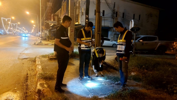 ไฟล์แนบ การประปาส่วนภูมิภาคสาขามหาสารคาม ทำการออกสำรวจหาท่อแตก-รั่ว โดยวิธีการ Passive Control (DMA10) ต.โคกพระ อ.กันทรวิชัย จ.มหาสารคาม