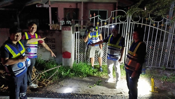 ไฟล์แนบ การประปาส่วนภูมิภาคสาขามหาสารคาม ทำการออกสำรวจหาท่อแตก-รั่ว โดยวิธีการ Passive Control (DMA10) ต.โคกพระ อ.กันทรวิชัย จ.มหาสารคาม