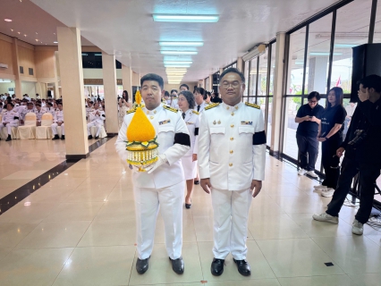 ไฟล์แนบ กปภ.สาขาตราด เข้าร่วมพิธีวางพานพุ่มดอกไม้ถวายราชสักการะ เนื่องในวันคล้ายวันพระบรมราชสมภพของพระบาทสมเด็จพระบรมชนกาธิเบศร มหาภูมิพลอดุลยเดชมหาราช บรมนาถบพิตร 