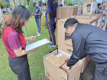 ไฟล์แนบ การประปาส่วนภูมิภาคสาขาชุมพร ร่วมกิจกรรมวันรวมน้ำใจจังหวัดชุมพร ประจำปี 2568 มอบสิ่งของเพื่อใช้เป็นของรางวัลร้านกาชาดจังหวัดชุมพร  ประจำปี 2568