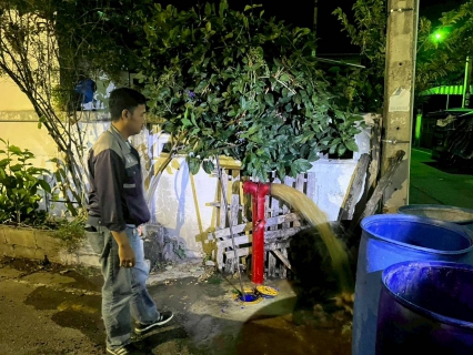 ไฟล์แนบ การประปาส่วนภูมิภาคสาขาเพชรบุรี ดำเนินกิจกรรม Step Test ค้นหาท่อแตกรั่ว พื้นที่ที่มีน้ำสูญเสียสูง